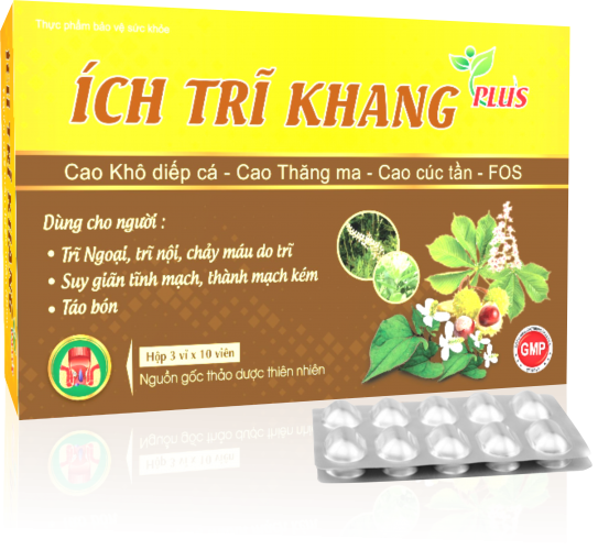 ích trĩ khang plus có những thành phần gì